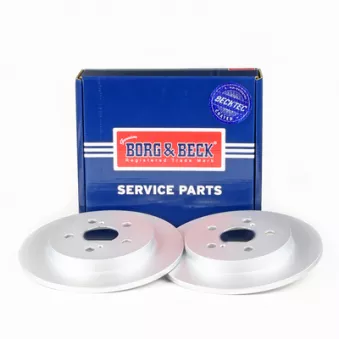 Jeu de 2 disques de frein arrière BORG & BECK OEM 4243112310