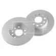 BORG & BECK BBD5200 - Jeu de 2 disques de frein arrière