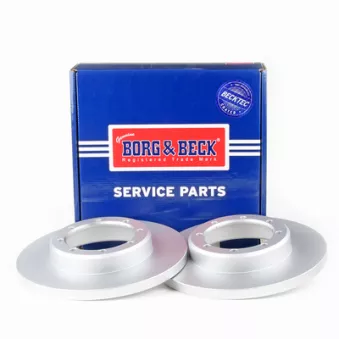 Jeu de 2 disques de frein arrière BORG & BECK OEM 432067943R