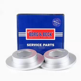 Jeu de 2 disques de frein arrière BORG & BECK OEM 43206MB600