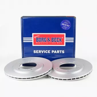 Jeu de 2 disques de frein avant BORG & BECK OEM 5521167D01