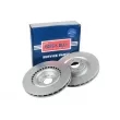 BORG & BECK BBD5245 - Jeu de 2 disques de frein avant
