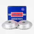 BORG & BECK BBD5252 - Jeu de 2 disques de frein arrière