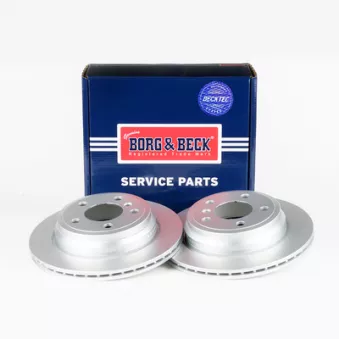 Jeu de 2 disques de frein arrière BORG & BECK OEM 34216864900