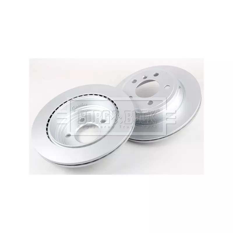 Jeu de 2 disques de frein arrière BORG & BECK BBD5259 - Visuel 2