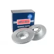 BORG & BECK BBD5263 - Jeu de 2 disques de frein avant