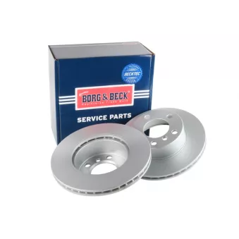 Jeu de 2 disques de frein avant BORG & BECK OEM 34116792215