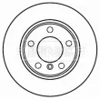 BORG & BECK BBD5263 - Jeu de 2 disques de frein avant