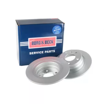Jeu de 2 disques de frein arrière BORG & BECK OEM 34216792225