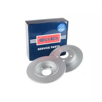 Jeu de 2 disques de frein arrière BORG & BECK OEM 2464230012