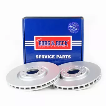 Jeu de 2 disques de frein avant BORG & BECK OEM 51937304