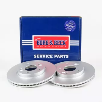Jeu de 2 disques de frein avant BORG & BECK OEM 517123X000