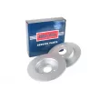 BORG & BECK BBD5306 - Jeu de 2 disques de frein arrière