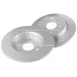 BORG & BECK BBD5306 - Jeu de 2 disques de frein arrière