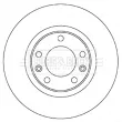 BORG & BECK BBD5350 - Jeu de 2 disques de frein arrière