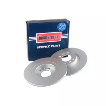 Jeu de 2 disques de frein arrière BORG & BECK OEM 3637360