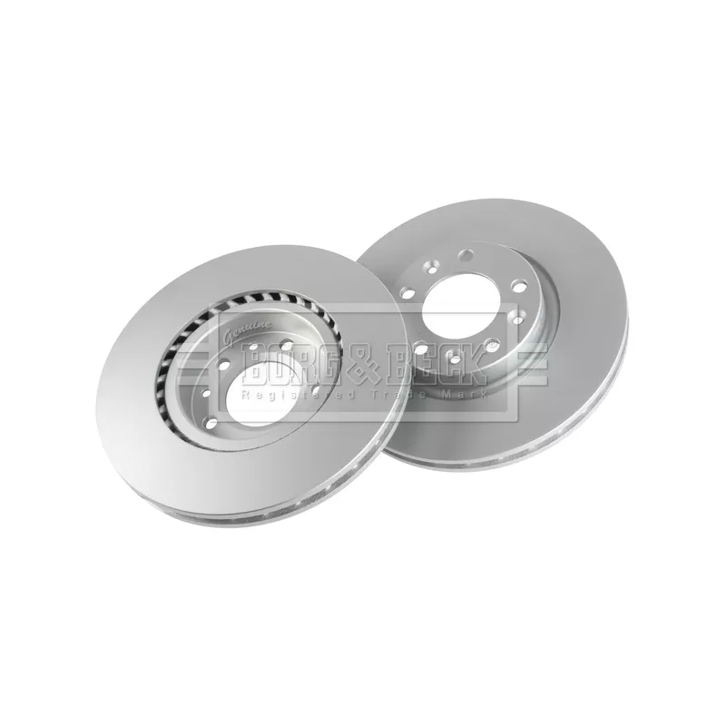 Jeu de 2 disques de frein avant BORG & BECK BBD5360 - Visuel 2