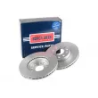 BORG & BECK BBD5393 - Jeu de 2 disques de frein avant