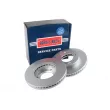 BORG & BECK BBD5403 - Jeu de 2 disques de frein avant