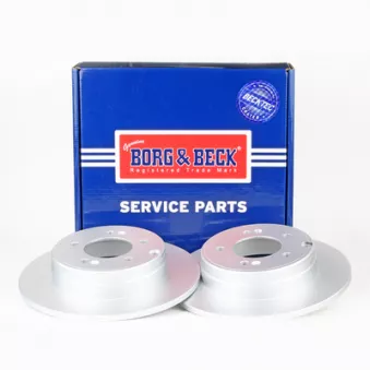 Jeu de 2 disques de frein arrière BORG & BECK OEM 584113S100