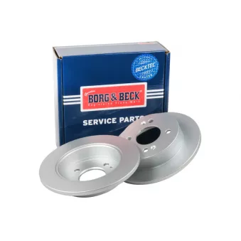 Jeu de 2 disques de frein arrière BORG & BECK OEM 58411B9000