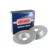 BORG & BECK BBD5513 - Jeu de 2 disques de frein arrière