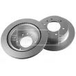 BORG & BECK BBD5633 - Jeu de 2 disques de frein arrière