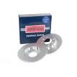 BORG & BECK BBD5637 - Jeu de 2 disques de frein arrière