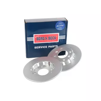 Jeu de 2 disques de frein arrière BORG & BECK OEM 1643574180