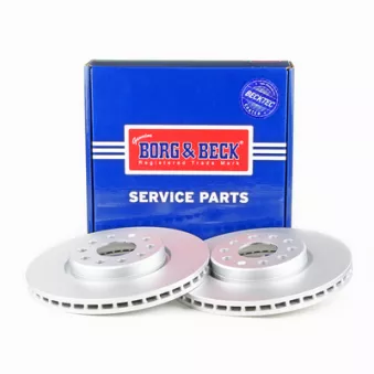 BORG & BECK BBD5643 - Jeu de 2 disques de frein avant