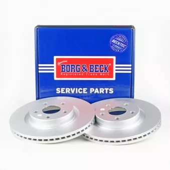 Jeu de 2 disques de frein avant BORG & BECK OEM 31471414