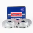 BORG & BECK BBD5649 - Jeu de 2 disques de frein avant