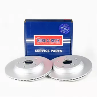 Jeu de 2 disques de frein arrière BORG & BECK OEM 26700SJ000