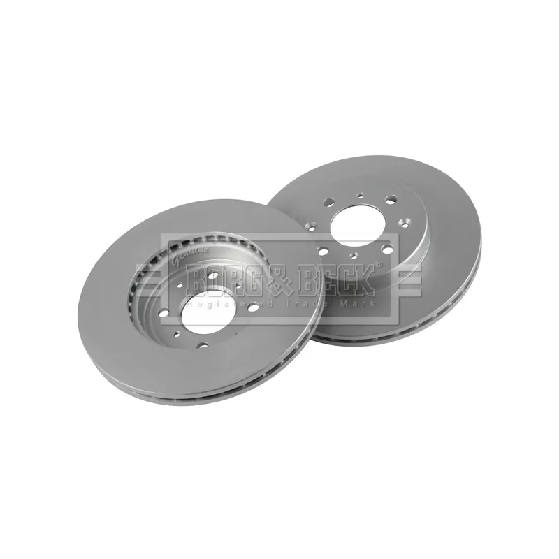 Jeu de 2 disques de frein avant BORG & BECK BBD5668 - Visuel 1