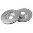 BORG & BECK BBD5674 - Jeu de 2 disques de frein avant
