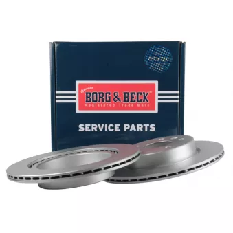 Jeu de 2 disques de frein arrière BORG & BECK BBD5678