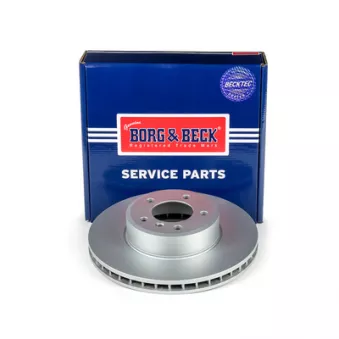 Jeu de 2 disques de frein avant BORG & BECK OEM 34116753211