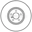 BORG & BECK BBD5824S - Jeu de 2 disques de frein avant