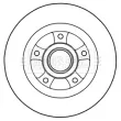 BORG & BECK BBD5968S - Jeu de 2 disques de frein arrière