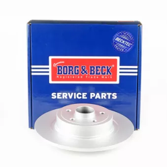 Jeu de 2 disques de frein arrière BORG & BECK OEM 8200736267