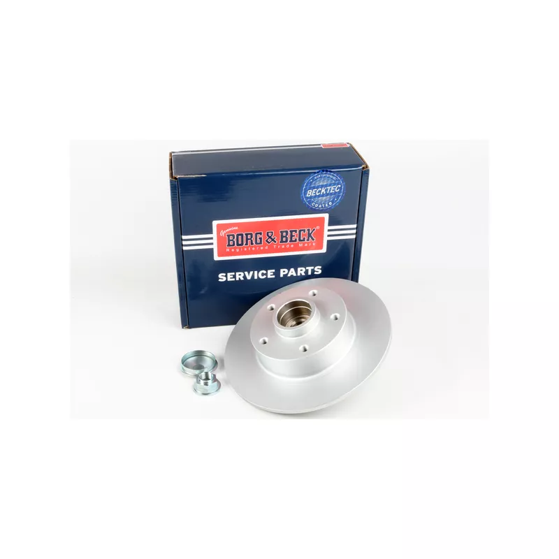 Jeu de 2 disques de frein arrière BORG & BECK BBD6150S - Visuel 1