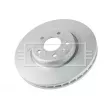 BORG & BECK BBD6163S - Jeu de 2 disques de frein avant