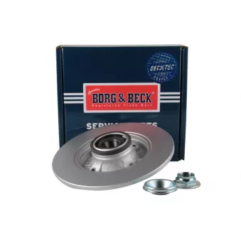 Jeu de 2 disques de frein arrière BORG & BECK OEM 1623835180