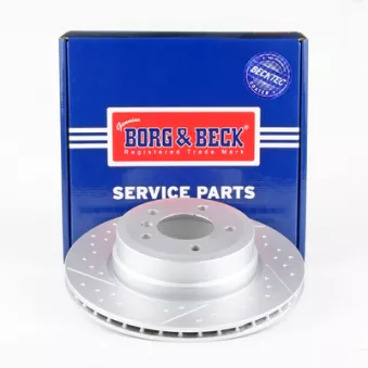 Jeu de 2 disques de frein arrière BORG & BECK BBD6276S