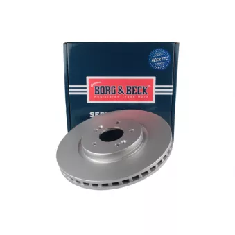 Jeu de 2 disques de frein avant BORG & BECK BBD6288S