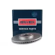Jeu de 2 disques de frein avant BORG & BECK [BBD6293S]