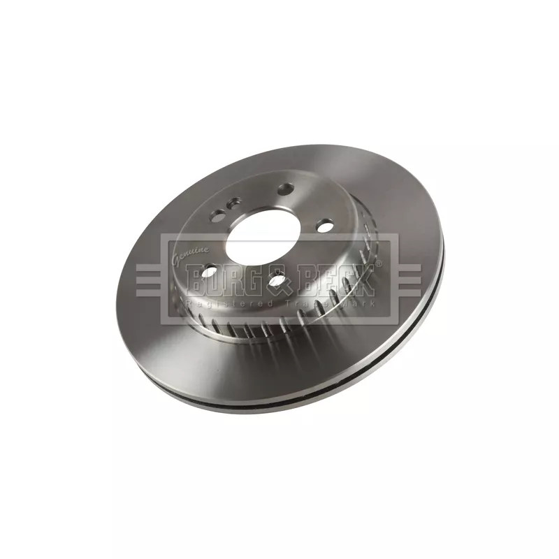 Jeu de 2 disques de frein arrière BORG & BECK BBD7021S - Visuel 2