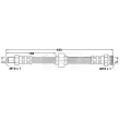 BORG & BECK BBH6066 - Flexible de frein