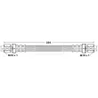 BORG & BECK BBH6340 - Flexible de frein