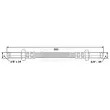 BORG & BECK BBH6540 - Flexible de frein